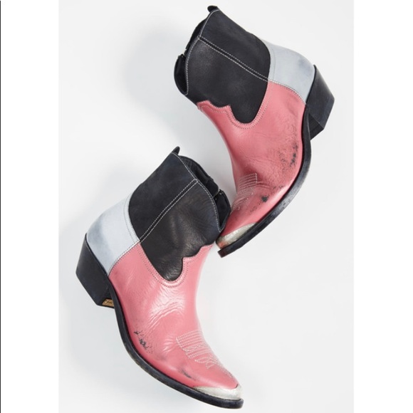 golden goose pink boots